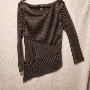 DKNY Charcoal/ Black Sweater XL